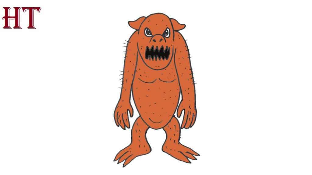 How to Draw A Monster