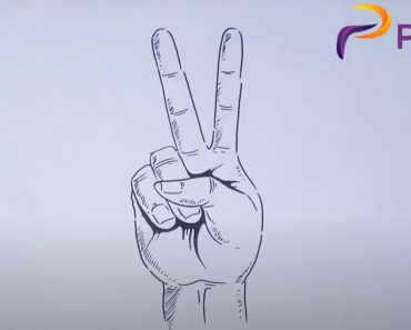 How to Draw A Peace Sign Step by Step