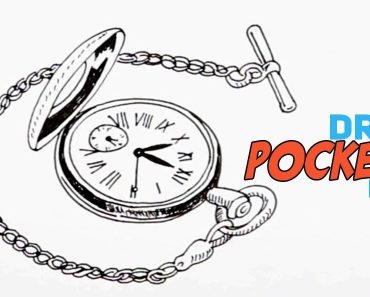 How to Draw A Pocket Watch Step by Step