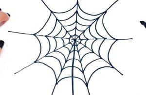 How to Draw A Spiderweb
