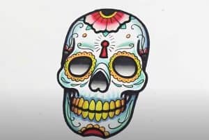 How to Draw A Sugar Skull
