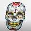 How to Draw A Sugar Skull Step by Step