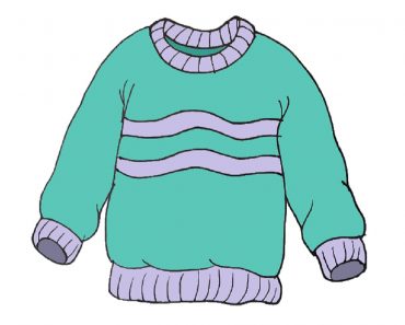 How to Draw A Sweater Step by Step