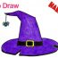 How to Draw A Witch Hat Step by Step