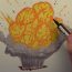 How to Draw An Explosion Step by Step