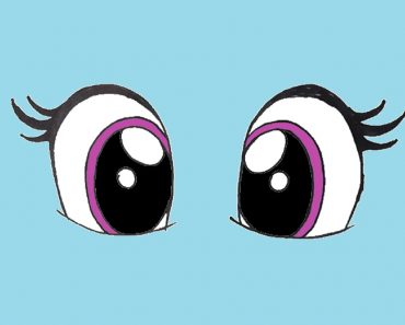 How to Draw Cute Eyes easy step by step