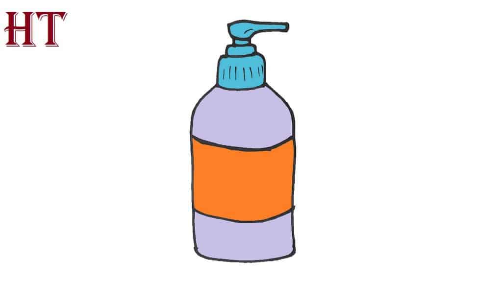 How to Draw Hand Sanitizer