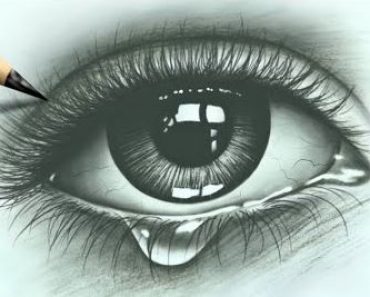 How to Draw Tears || Eye with Tears Drawing