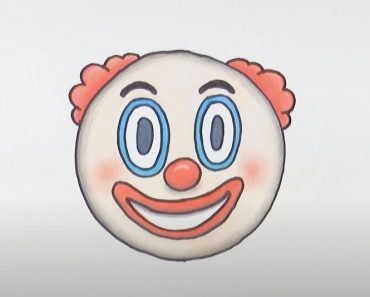 How to Draw a Clown face Step by Step