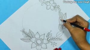 How to Draw a Floral Design