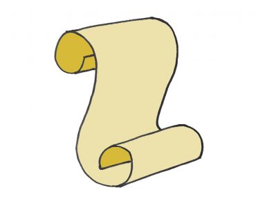 How to Draw a Scroll Step by Step