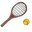 How to Draw a Tennis Racket easy