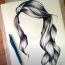 How to draw Realistic Hair Girl Step by Step