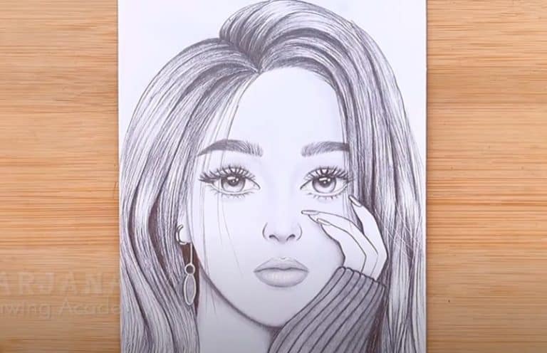 How to draw a pretty Girl with Pencil