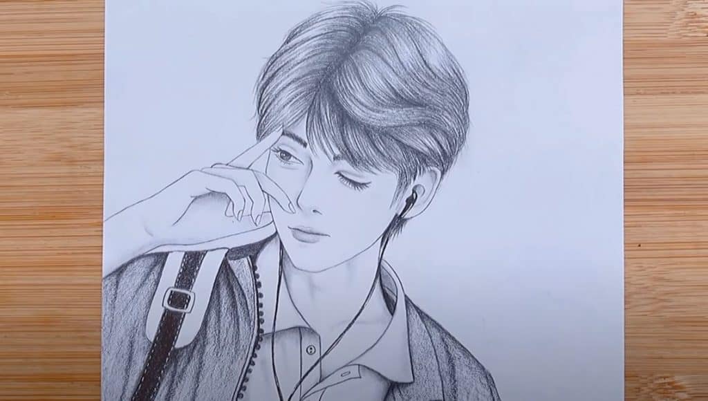 How to draw A Handsome Boy