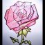 How To Draw A Geometric Rose Step by Step