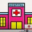 How To Draw A Hospital Step by Step