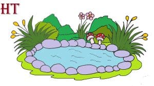 How To Draw A Pond