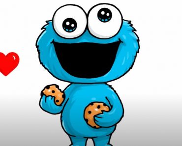 How To Draw Cookie Monster Step by Step