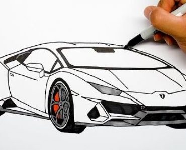 How To Draw Lamborghini Huracan