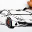 How To Draw Lamborghini Huracan