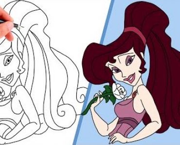 How To Draw Megara from Hercules