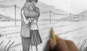 How To Draw People Hugging