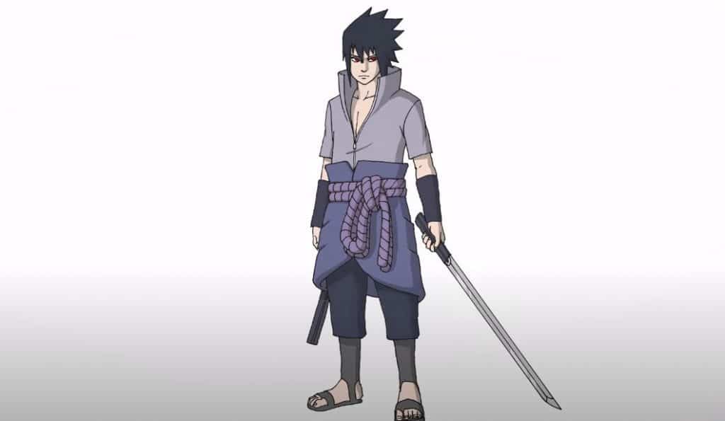 How To Draw Sasuke