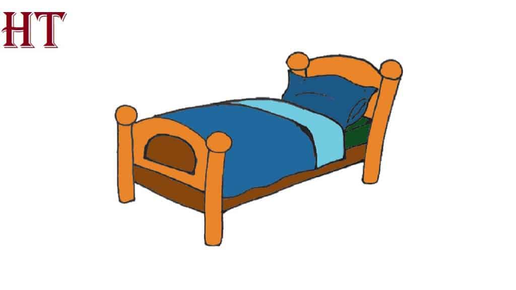 How to Draw A Bed