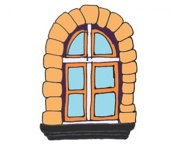 How to Draw A Window Step by Step