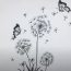 How to Draw Dandelion Flower