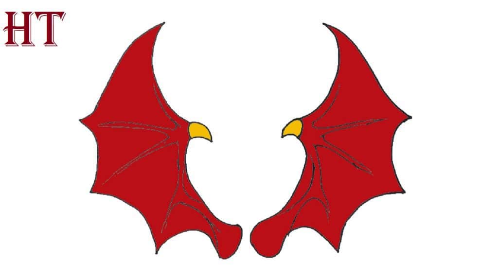 How to Draw Dragon Wings