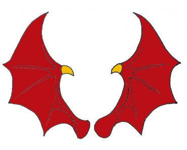How to Draw Dragon Wings easy Step by Step
