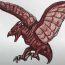 How to Draw Rodan from Godzilla King of the Monsters Step by Step