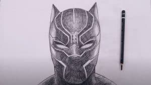 How to Draw The Black Panther