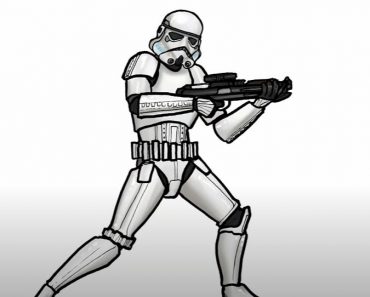 How to Draw a STORMTROOPER from STAR WARS