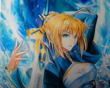 How to draw Saber From Fate Zero
