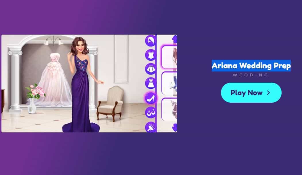 Ariana Wedding Prep – Game play