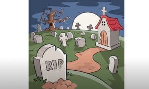 How To Draw A Graveyard
