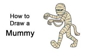 How To Draw A Mummy