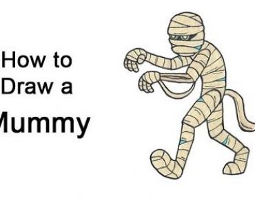How To Draw A Mummy Step by Step