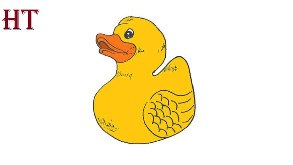 How To Draw A Rubber Duck