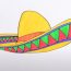 How To Draw A Sombrero Step by Step