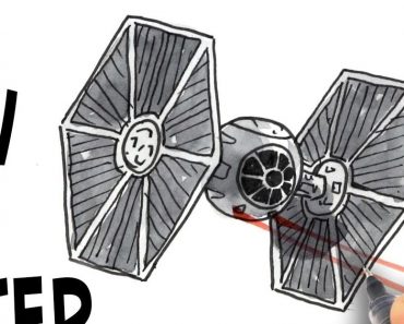 How To Draw A Tie Fighter Step by Step