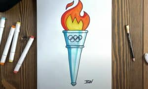 How To Draw A Torch