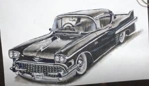 How To Draw A Vintage Car