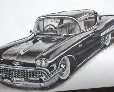How To Draw A Vintage Car with Pencil