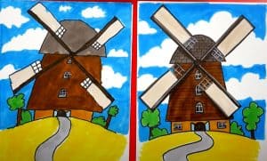 How To Draw A Windmill