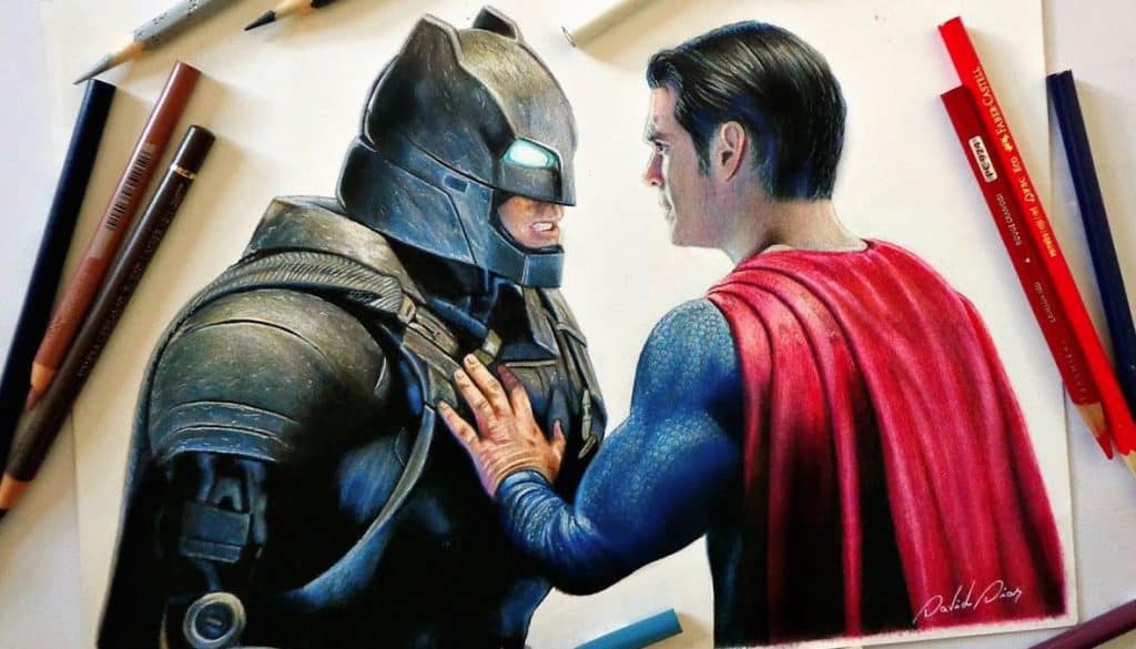 How To Draw Batman Vs Superman