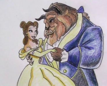 How To Draw Belle And Beast from Beauty and the beast